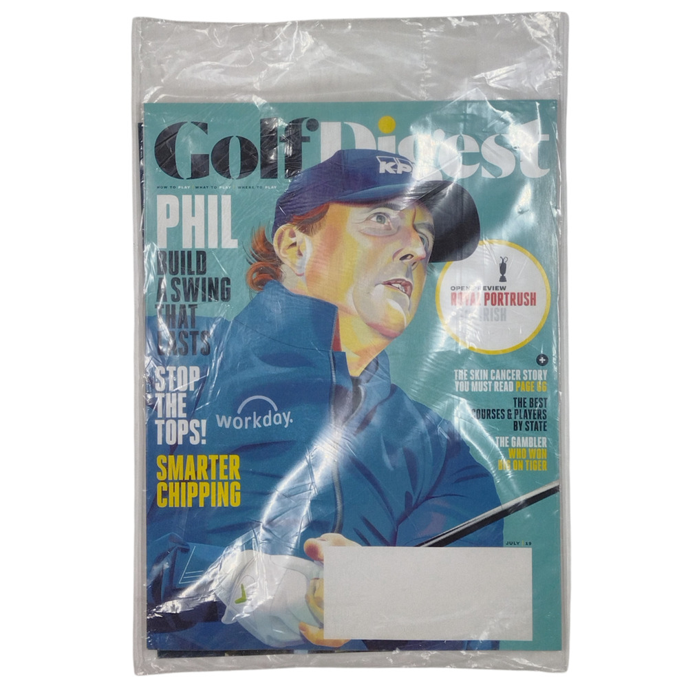 Golf Digest July 2019 Phil Mickelson Royal Portrush Smarter Chipping